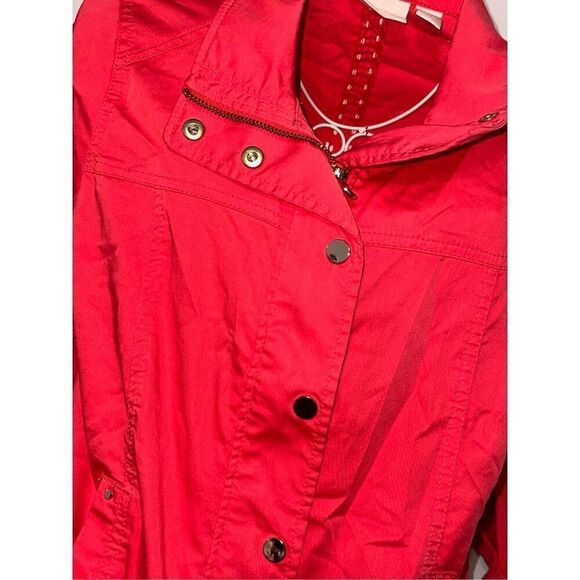 Beautiful Chico's Womens Jacket Beautiful Chico’s roll up sleeve jacket with zip - Picture 2 of 7